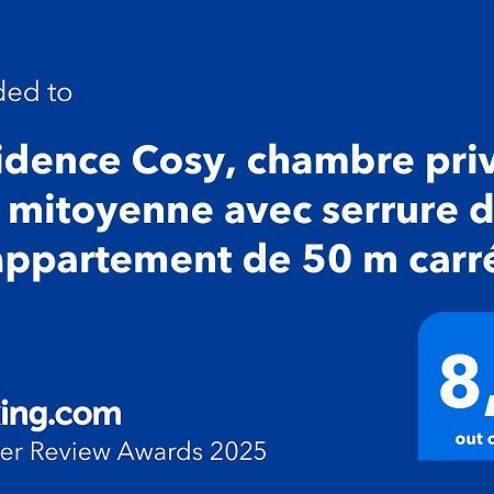 Residence Cosy, Chambre Privee Non Mitoyenne Avec Serrure Dans Un Appartement De 50 M Carres Bois-Colombes Kültér fotó